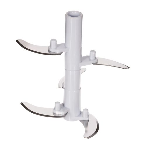 Hachoir Et Batteur Manuel à Fil - 5 Lames - Transparent