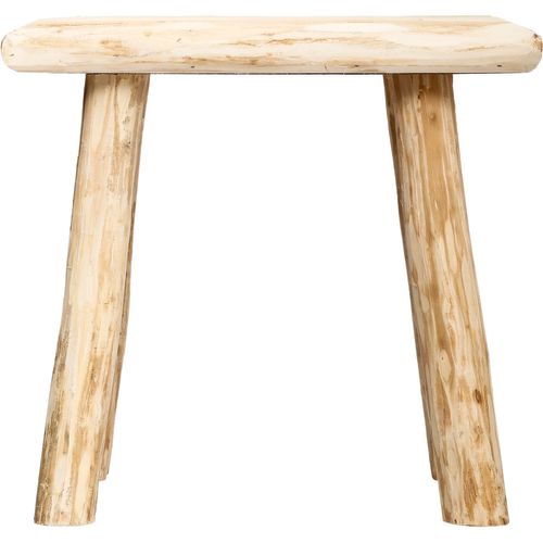 Tabouret En Bois Woody - H. 32 Cm - Naturel