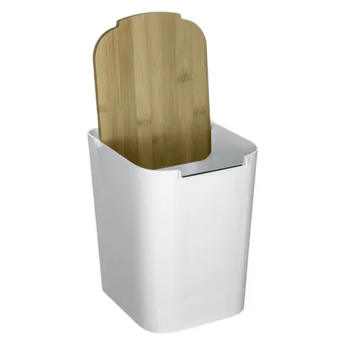 Poubelle à Couvercle Baltik - 5 L - Blanc