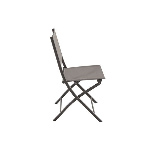 Chaise De Jardin Pliable Modula - Taupe Et Gris