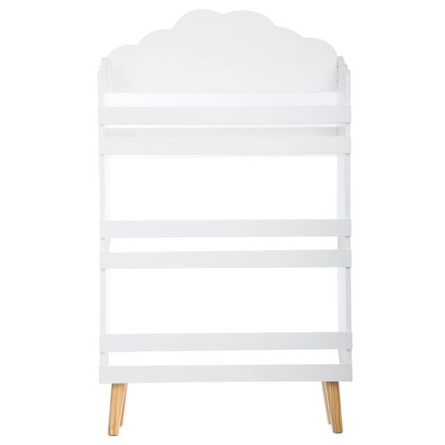 Bibliothèque Enfant Nuage - 58 X H. 100 Cm - Blanc