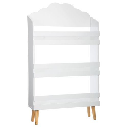 Bibliothèque Enfant Nuage - 58 X H. 100 Cm - Blanc