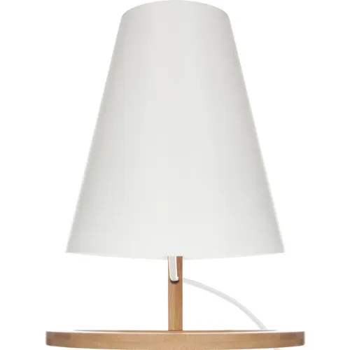 Lampe En Bambou Scandi - Diam. 20 Cm - Blanc