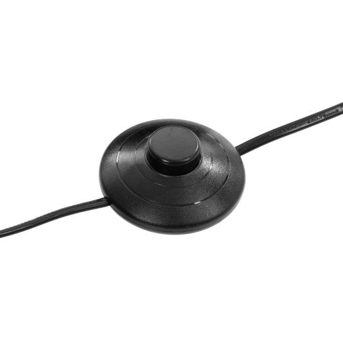 Lampadaire En Métal Contempo Chic - H. 175 Cm - Noir