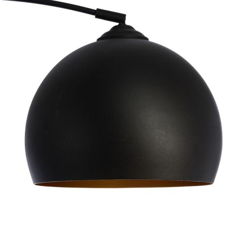 Lampadaire En Métal Contempo Chic - H. 175 Cm - Noir