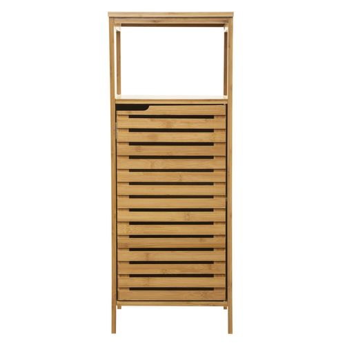 Etagère Salle De Bain Sicela En Bambou - L. 33 X H. 80 Cm - Marron