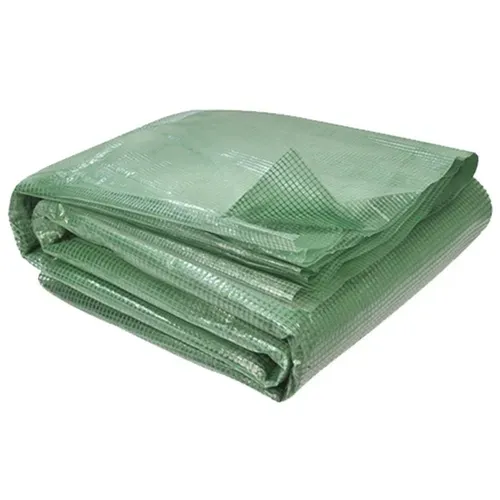 Bâche De Rechange 130 Gr/m² Pour Serre Tunnel 18m² Verte Crimée