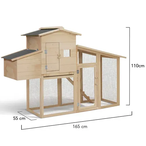 Poulailler Comfort Avec Pondoir En Bois
