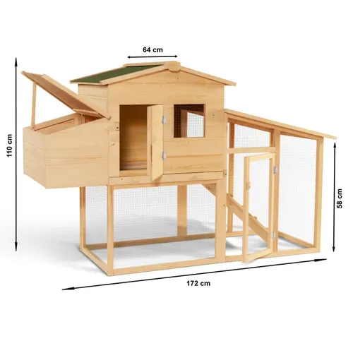 Poulailler Comfort Avec Pondoir En Bois