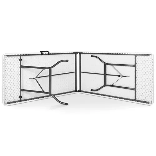 Lot De 2 Tables Pliantes Portables 180 Cm Pour Camping Ou Réception