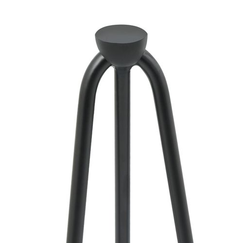 Lot De 4 Pieds épingle 40,5 Cm Pour Table Noir Design Industriel