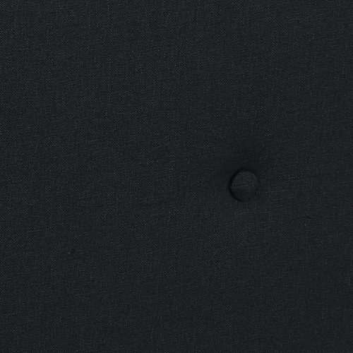 Lit Double Scandinave Oslo Avec Tête De Lit Et Sommier 160 X 200 Cm Tissu Noir