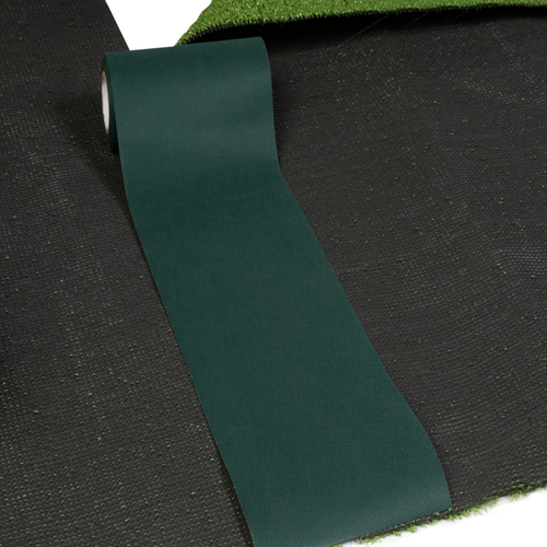 Adhésif Pelouse Synthétique 15cm Outbit Ruban Joint Gazon Artificiel 15x1000cm - Autocollant Vert Bande Raccord Gazon