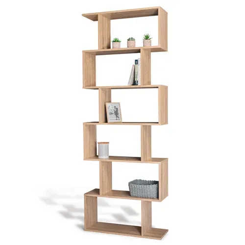 Etagère Bibliothèque Sofia Forme S Bois Façon Hêtre 189 Cm