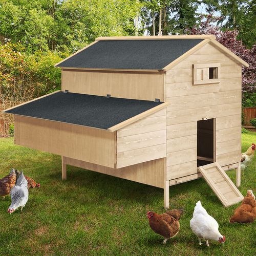 Poulailler Chalet XXL Pour Poules Avec Pondoir En Bois
