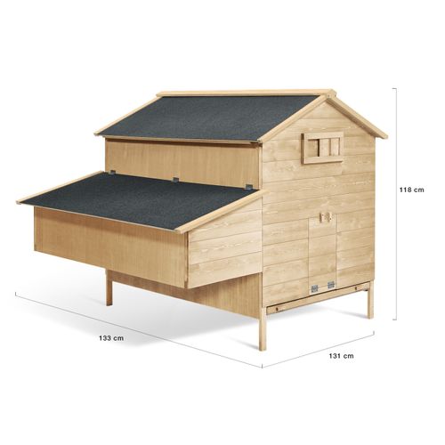 Poulailler Chalet XXL Pour Poules Avec Pondoir En Bois