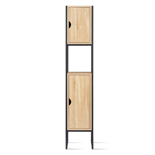 Meuble Colonne Salle De Bain Detroit 2 Portes Design Industriel