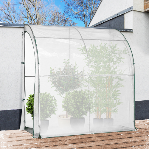 Serre D'hivernage Murale Adossée 200 X 80 X 160 Cm Balcon Et Terrasse