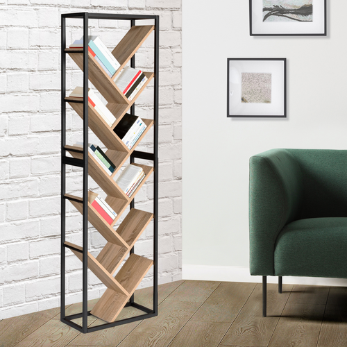 Etagère Bibliothèque En Forme D'arbre 10 Niveaux Detroit Design Industriel 170 Cm