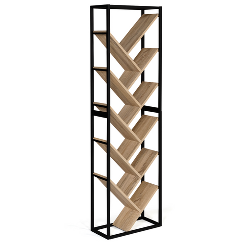 Etagère Bibliothèque En Forme D'arbre 10 Niveaux Detroit Design Industriel 170 Cm