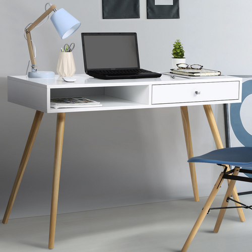 Bureau Scandinave Effie Bois Blanc