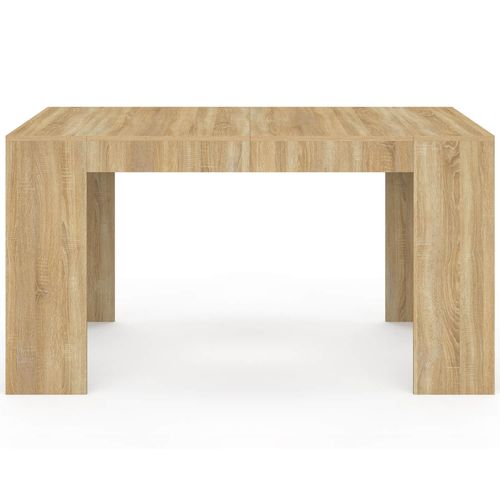 Table Console Extensible Orlando 6 Personnes 140 Cm Bois Façon Hêtre