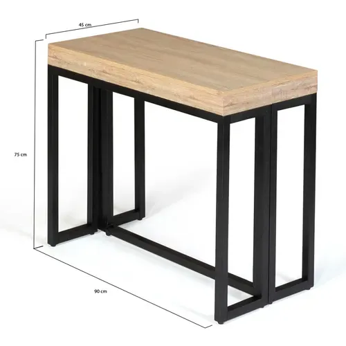 Table Console Extensible Toronto 14 Personnes 300 Cm Design Industriel
