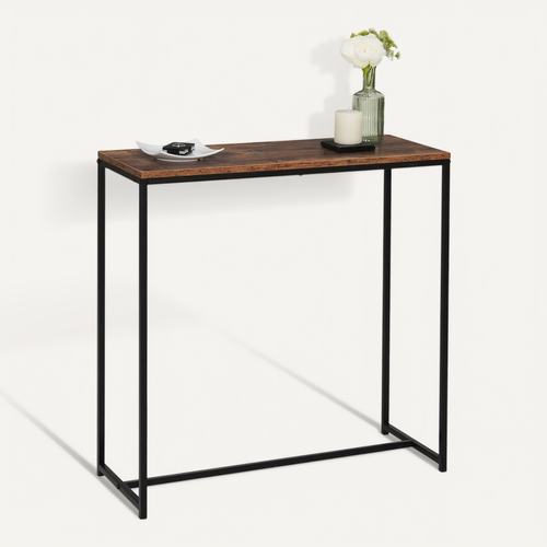 Console Dayton Plateau Effet Vieilli Design Industriel