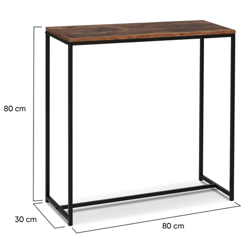 Console Dayton Plateau Effet Vieilli Design Industriel