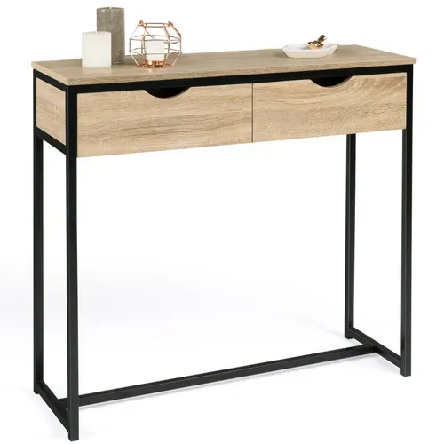Console 2 Tiroirs Detroit Design Industriel