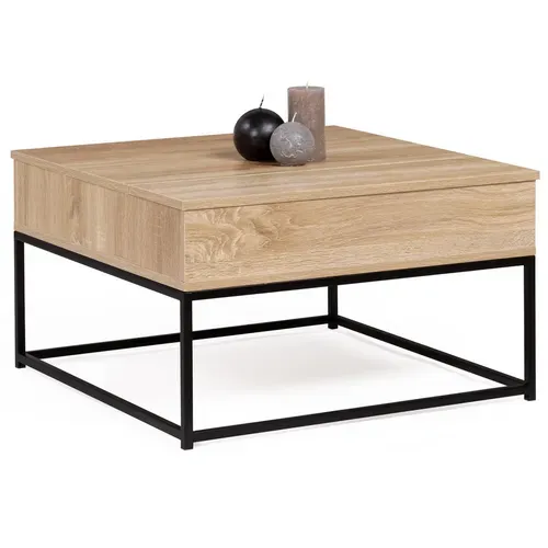 Table Basse Plateau Relevable Carrée Detroit Design Industriel