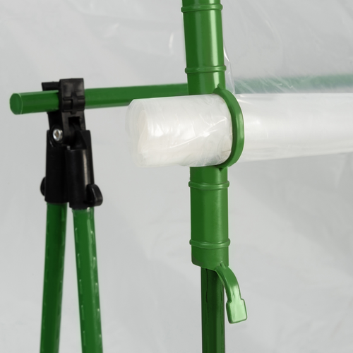 Duo Serres à Tomates Modulables Spéciales Croissance Kit Complet Bâche + Support