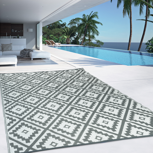 Tapis Extérieur Bahamas Gris 270 X 370 Cm