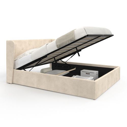 Commode 6 Tiroirs Tomi 110 Cm Bois Façon Hêtre Et Noir