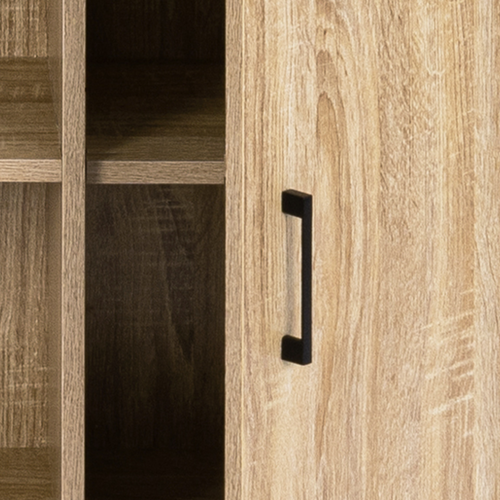 Buffet 100 Cm Detroit 2 Portes Avec étagères Design Industriel (compose Ref 15343)