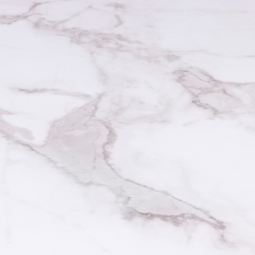 Lot De 3 Tables Basses Gigognes Alaska Rondes 35/40/45 Effet Marbre Et Noir Pieds Métal