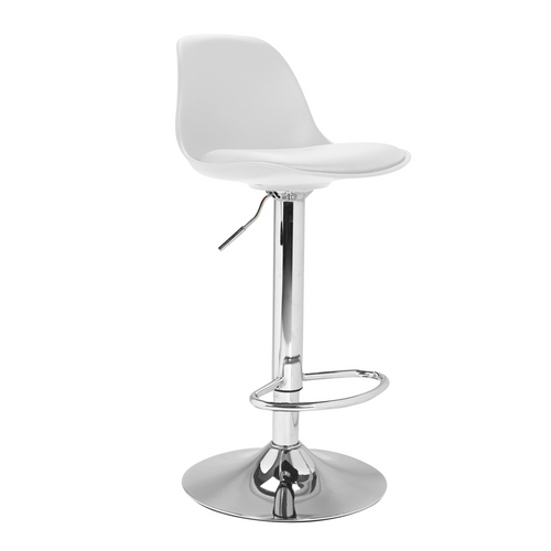 Lot De 4 Tabourets De Bar Karl Design Blanc
