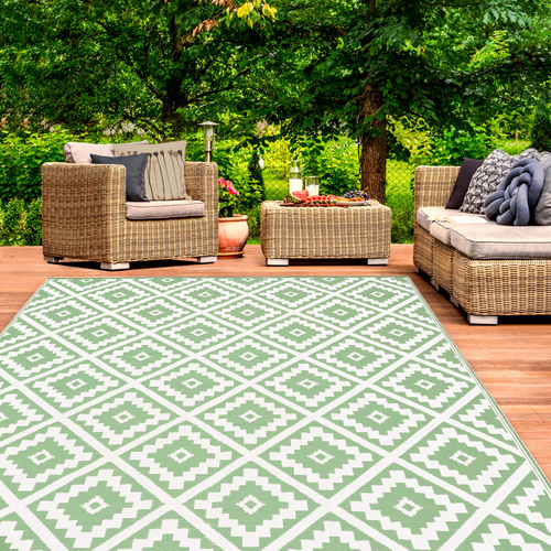 Tapis Extérieur Bahamas Vert Sauge 180 X 280 Cm