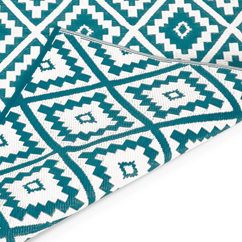 Tapis Extérieur Bahamas Bleu Canard 180 X 280 Cm