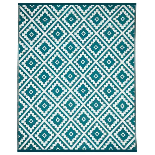 Tapis Extérieur Bahamas Bleu Canard 180 X 280 Cm