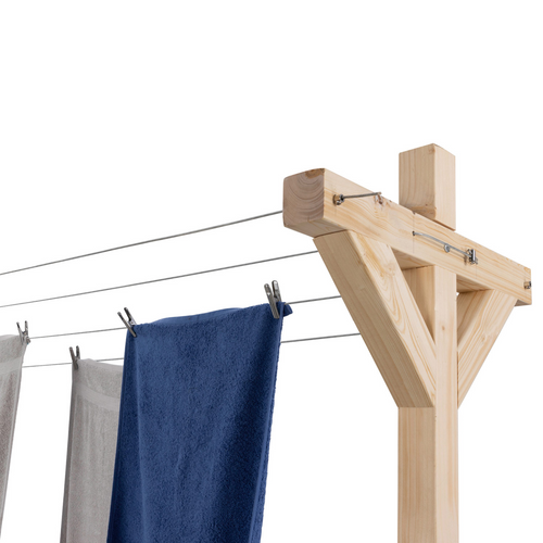 Etendoir à Linge Extérieur Madera Capacité 12m En Bois