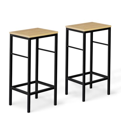 Ensemble Table De Bar Detroit Et 2 Tabourets Design Industriel