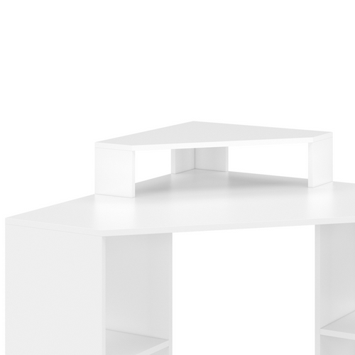 Bureau D'angle Harry Blanc Avec Rangements