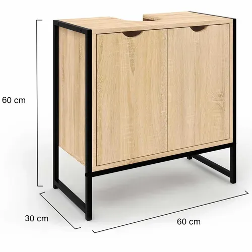 Meuble Sous-lavabo Salle De Bain Detroit Design Industriel