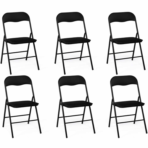 YeMaster Chaises Pliantes Avec Sièges Rembourrés, Lot De 2 Avec Housses