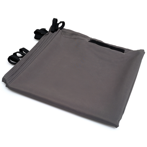 Lot De 2 Rideaux Pour Pergola 3 Et 4 M Gris Panneaux Muraux Avec Fermeture éclair