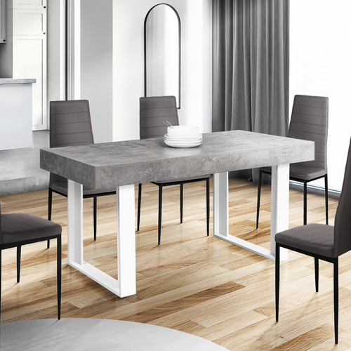 Table à Manger Extensible Rectangle Oregon Avec Rangement 610