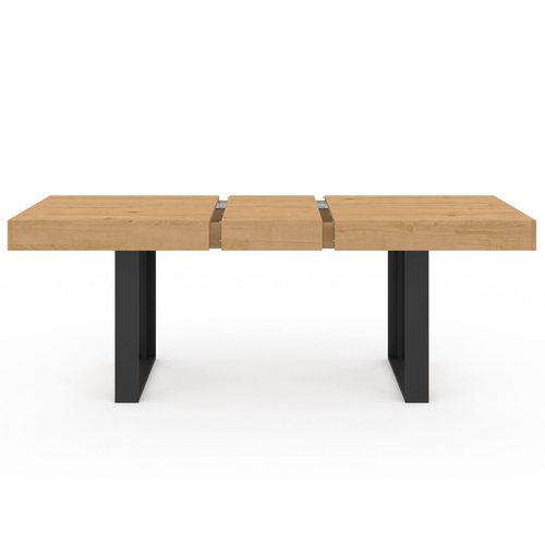 Table à Manger Extensible Rectangle Oregon Avec Rangement 610