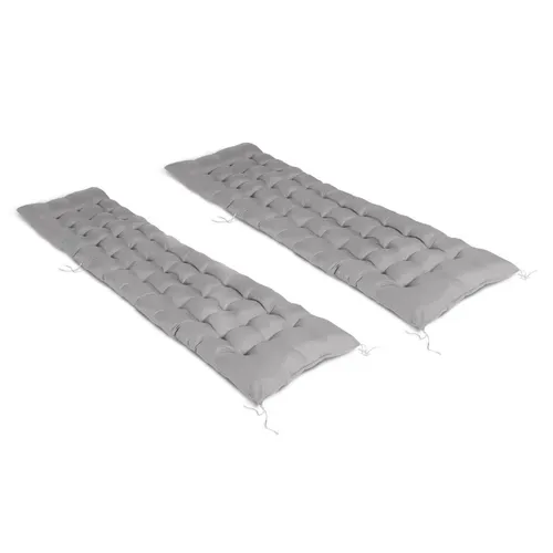 Lot De 2 Coussins Universels De Transat Adam 180 Cm Gris