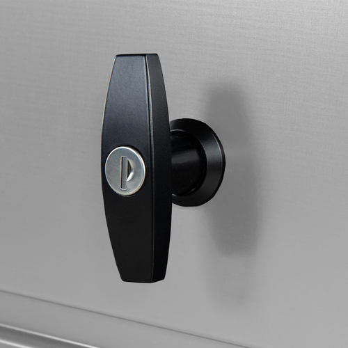 Coffre De Rangement Métal Verrouillable Gris Clair Pour Jardin 600l 165x70x63 Cm